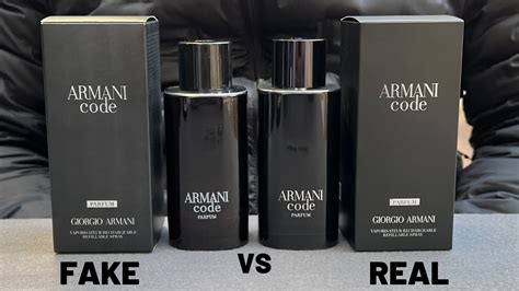 armani code fake vs original|More.